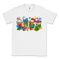 White autism awareness christmas coffee Classic Tee - MaliasSmallBusiness