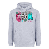 Heather Grey cna Heavyweight Hoodie - texasbilliewilder