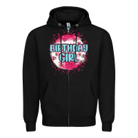 Black birthday girl Zipper Hoodie - MaliasSmallBusiness