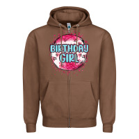 Chestnut birthday girl Zipper Hoodie - MaliasSmallBusiness