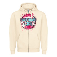 Sandshell birthday girl Zipper Hoodie - MaliasSmallBusiness
