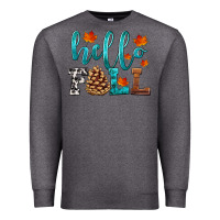Charcoal Heather hello fall Premium Sweatshirt - HRA Design Shop