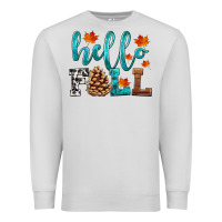 Dove Grey hello fall Premium Sweatshirt - HRA Design Shop