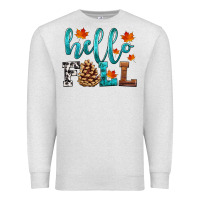 Oatmeal Heather hello fall Premium Sweatshirt - HRA Design Shop