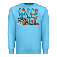 Ocean Blue hello fall Premium Sweatshirt - HRA Design Shop