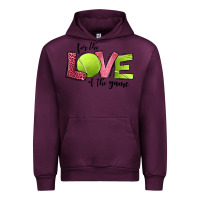 Mauve Wine for the love of the game tennis Urban Hoodie - Jasminsmagicworld