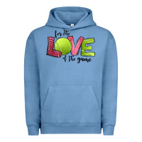 Pigment Pebble Blue for the love of the game tennis Urban Hoodie - Jasminsmagicworld