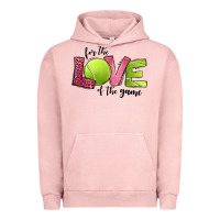 Pigment Salmon for the love of the game tennis Urban Hoodie - Jasminsmagicworld