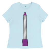 Baby Blue manicure file Ladies Tee - BarkalooDesign