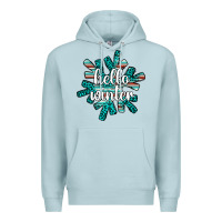 Blue Mist hello winter Premium Hoodie - AdoDesignShop
