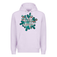 Lilac hello winter Premium Hoodie - AdoDesignShop