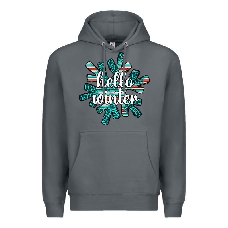 Hello Winter Premium Hoodie by AdoDesignShop | Teevron