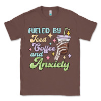 Chestnut fueled by iced coffee and anxiety Classic Tee - MaliasSmallBusiness