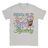 Moon Dust fueled by iced coffee and anxiety Classic Tee - MaliasSmallBusiness