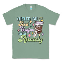 Sage fueled by iced coffee and anxiety Classic Tee - MaliasSmallBusiness