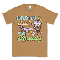 Toasted Coconut fueled by iced coffee and anxiety Classic Tee - MaliasSmallBusiness