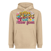 Mushroom coffee scrubs and rubber gloves Heavyweight Hoodie - texasbilliewilder