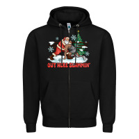 Black out here slammin' Zipper Hoodie - MaliasSmallBusiness