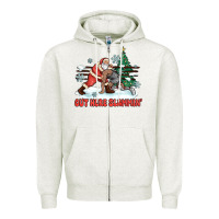 Oatmeal Heather out here slammin' Zipper Hoodie - MaliasSmallBusiness