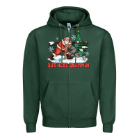 Sports Green out here slammin' Zipper Hoodie - MaliasSmallBusiness