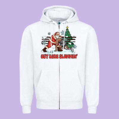 Zipper Hoodie out here slammin'