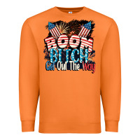 Carrot Boom bitch get out the way 4th of July Premium Sweatshirt - CowGirlArtShop