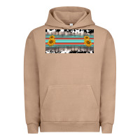 Pigment Burro western cowhide serape sunflower mama license plate Urban Hoodie - BarkalooDesign