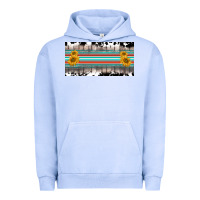 Pigment Grape Ice western cowhide serape sunflower mama license plate Urban Hoodie - BarkalooDesign