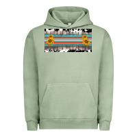 Pigment Oil Green western cowhide serape sunflower mama license plate Urban Hoodie - BarkalooDesign
