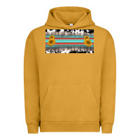 Pigment Peanut Butter western cowhide serape sunflower mama license plate Urban Hoodie - BarkalooDesign
