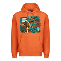 Carrot free spirit native american indian headdress Premium Hoodie - Artiststas