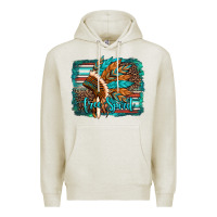 Oatmeal Heather free spirit native american indian headdress Premium Hoodie - Artiststas