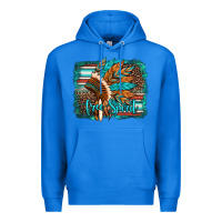True Royal free spirit native american indian headdress Premium Hoodie - Artiststas