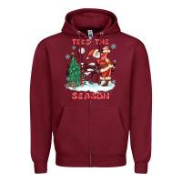Burgundy the season golf Zipper Hoodie - MaliasSmallBusiness