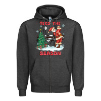 Charcoal Heather the season golf Zipper Hoodie - MaliasSmallBusiness