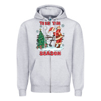 Heather Grey the season golf Zipper Hoodie - MaliasSmallBusiness