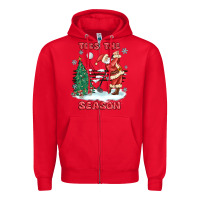 Red the season golf Zipper Hoodie - MaliasSmallBusiness
