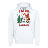 White the season golf Zipper Hoodie - MaliasSmallBusiness