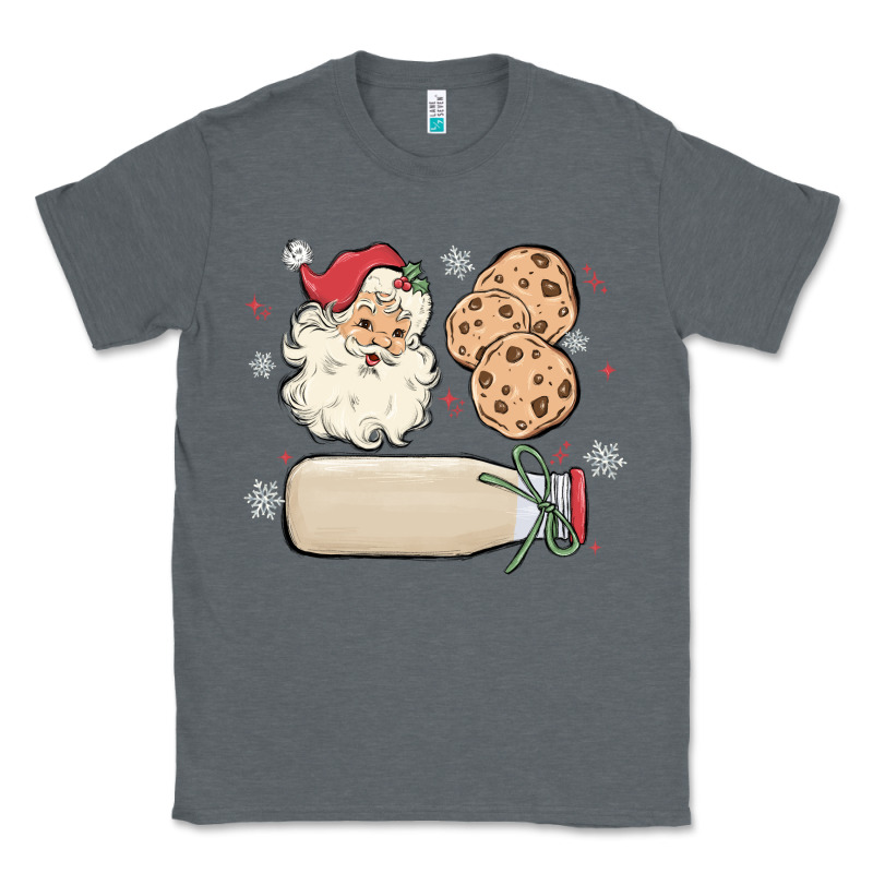 Custom Milk And Cookies With Santa Classic Tee by MaliasSmallBusiness | Teevron