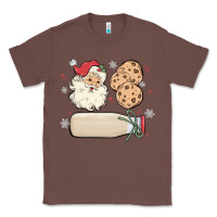 Chestnut custom milk and cookies with santa Classic Tee - MaliasSmallBusiness