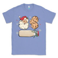 Colony Blue custom milk and cookies with santa Classic Tee - MaliasSmallBusiness