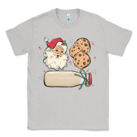 Moon Dust custom milk and cookies with santa Classic Tee - MaliasSmallBusiness