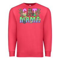 Cardinal cat mama Premium Sweatshirt - CowhideDigitalArt