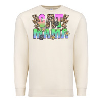 Sandshell cat mama Premium Sweatshirt - CowhideDigitalArt