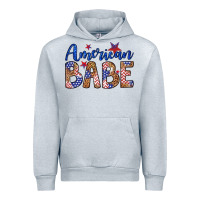 Heather Grey american babe Urban Hoodie - LillyAllenDesigns