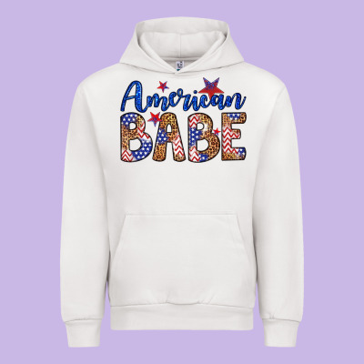 American Babe Urban Hoodie Designed By Lillyallendesigns