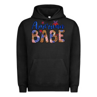 Pigment Black american babe Urban Hoodie - LillyAllenDesigns