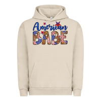 Pigment French Oak american babe Urban Hoodie - LillyAllenDesigns