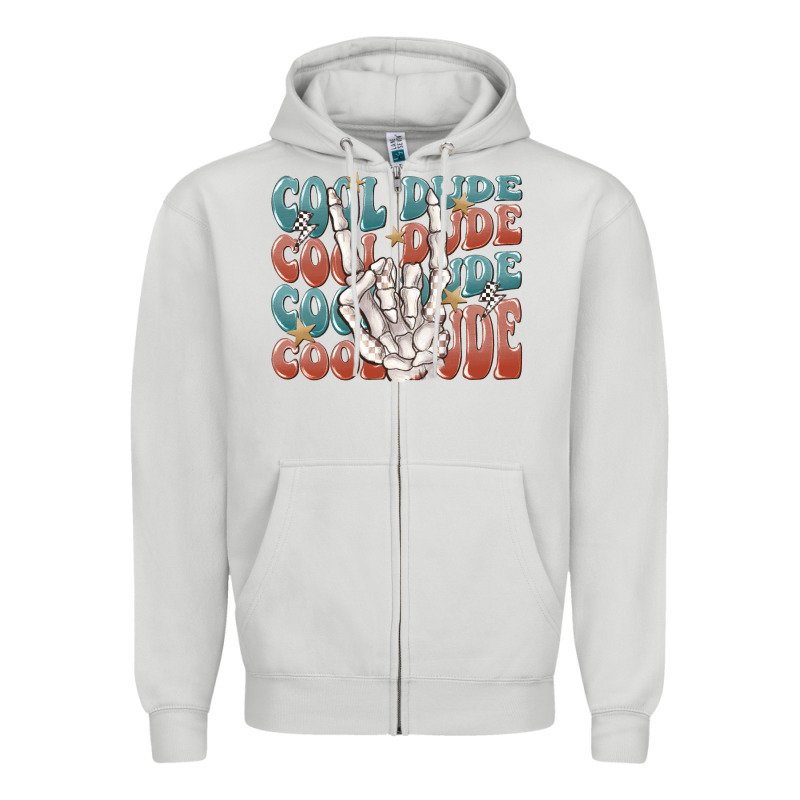 Cool Dude Zipper Hoodie by MaliasSmallBusiness | Teevron