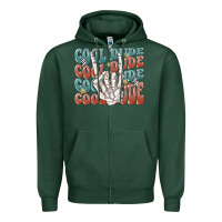Sports Green cool dude Zipper Hoodie - MaliasSmallBusiness